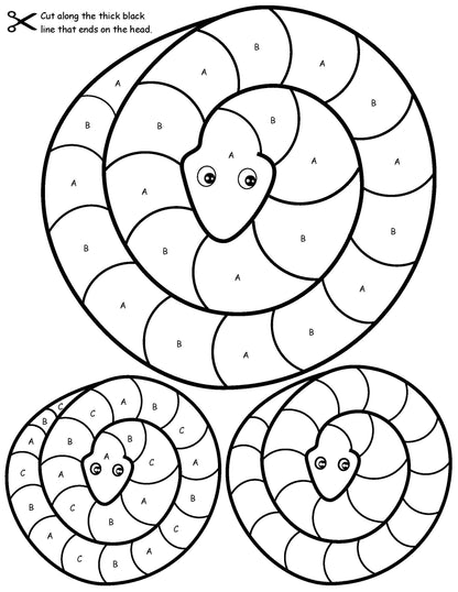 Pattern Snakes Math and Art Activity