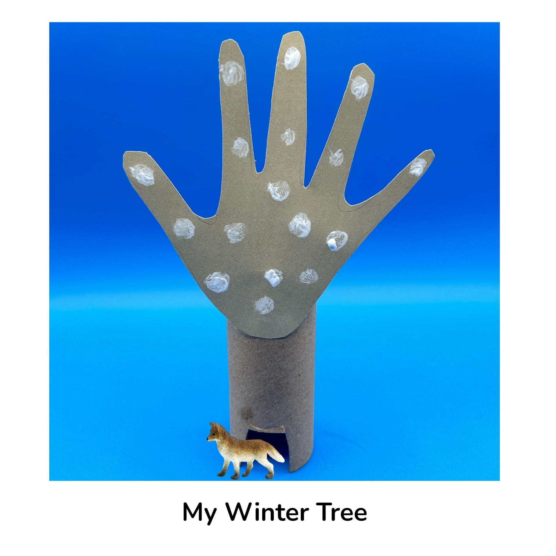 My Winter Tree Art Project