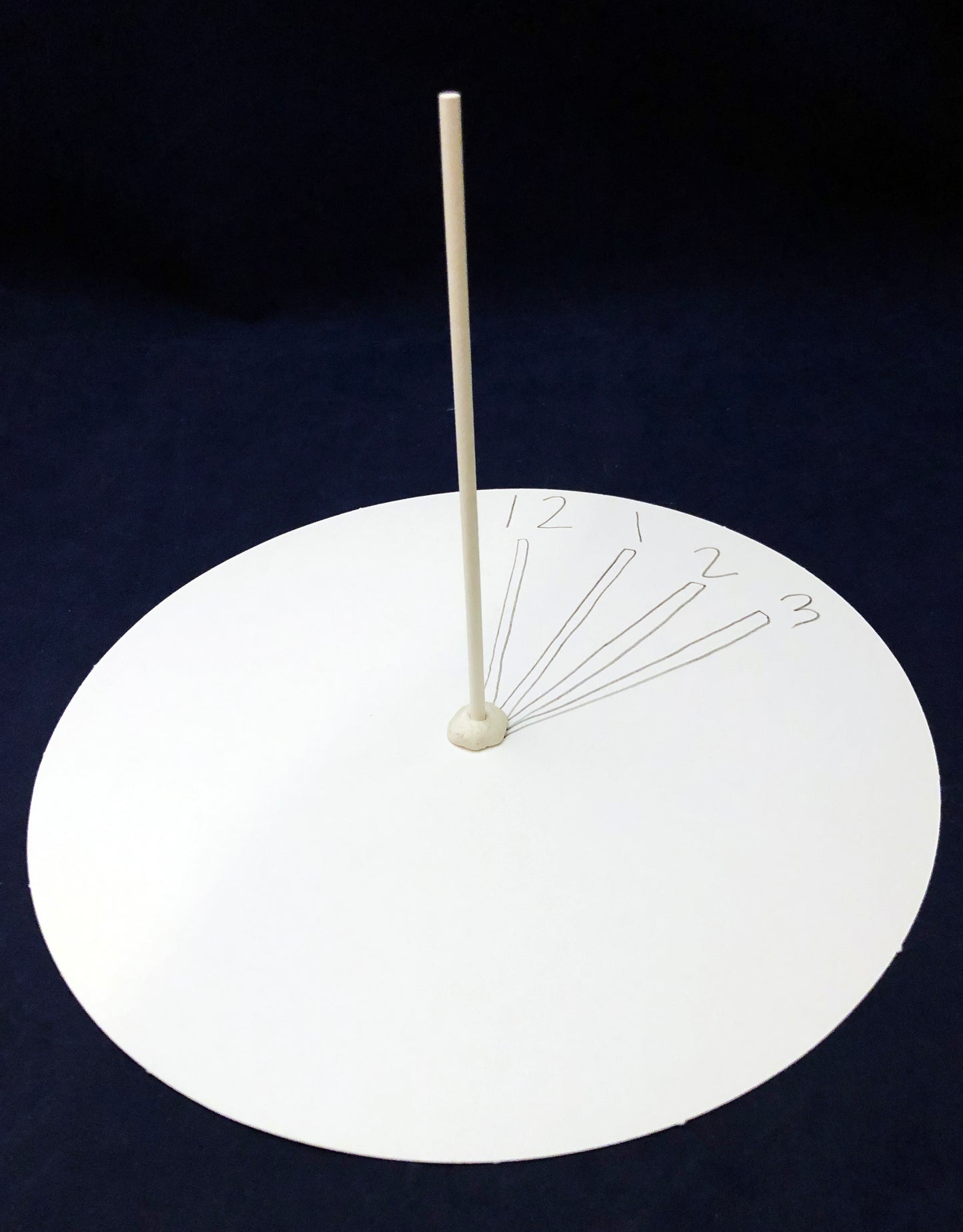 Make a sundial kids science