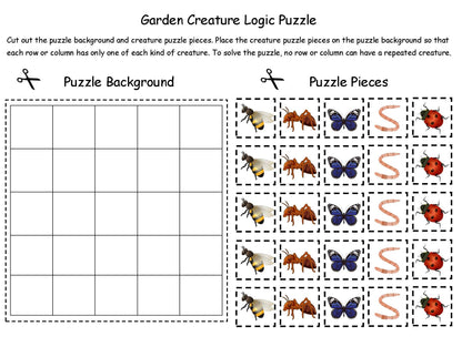 garden logic puzzle