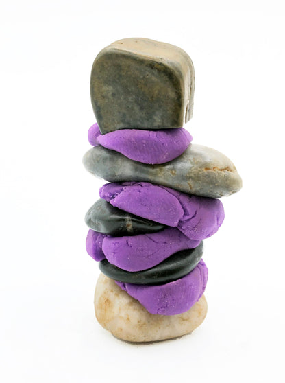 Building with rocks kids activity STEM