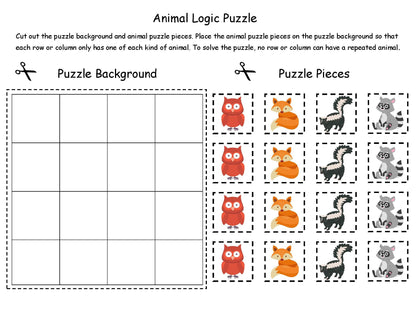 Animal Logic Puzzle