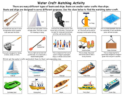 Boat Matching Game