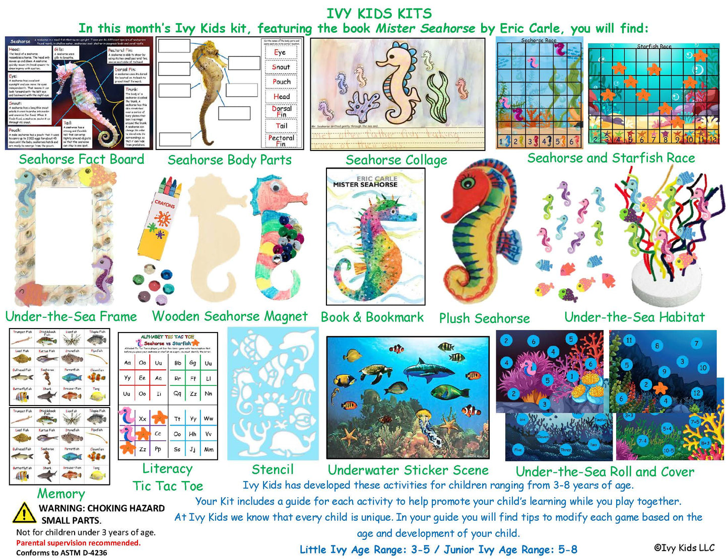 Ivy Kids Kit - Mister Seahorse
