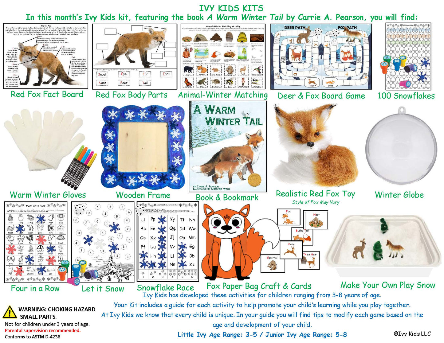 Ivy Kids Kit - A Warm Winter Tail