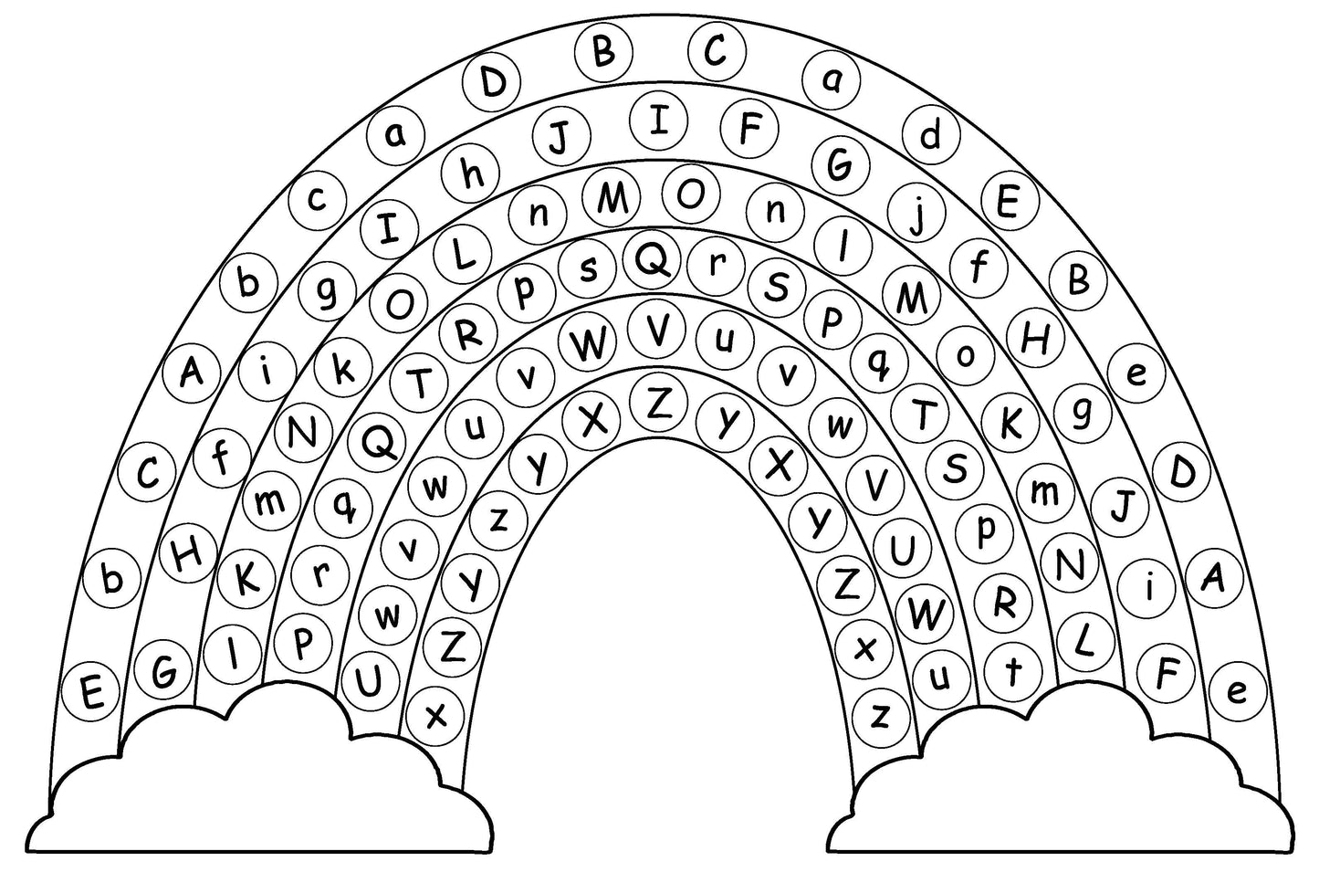 Letter Rainbow
